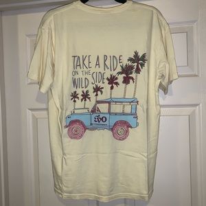 Yellow Beach Jeep Tee